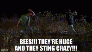 Tommy Boy movie scene with bees!